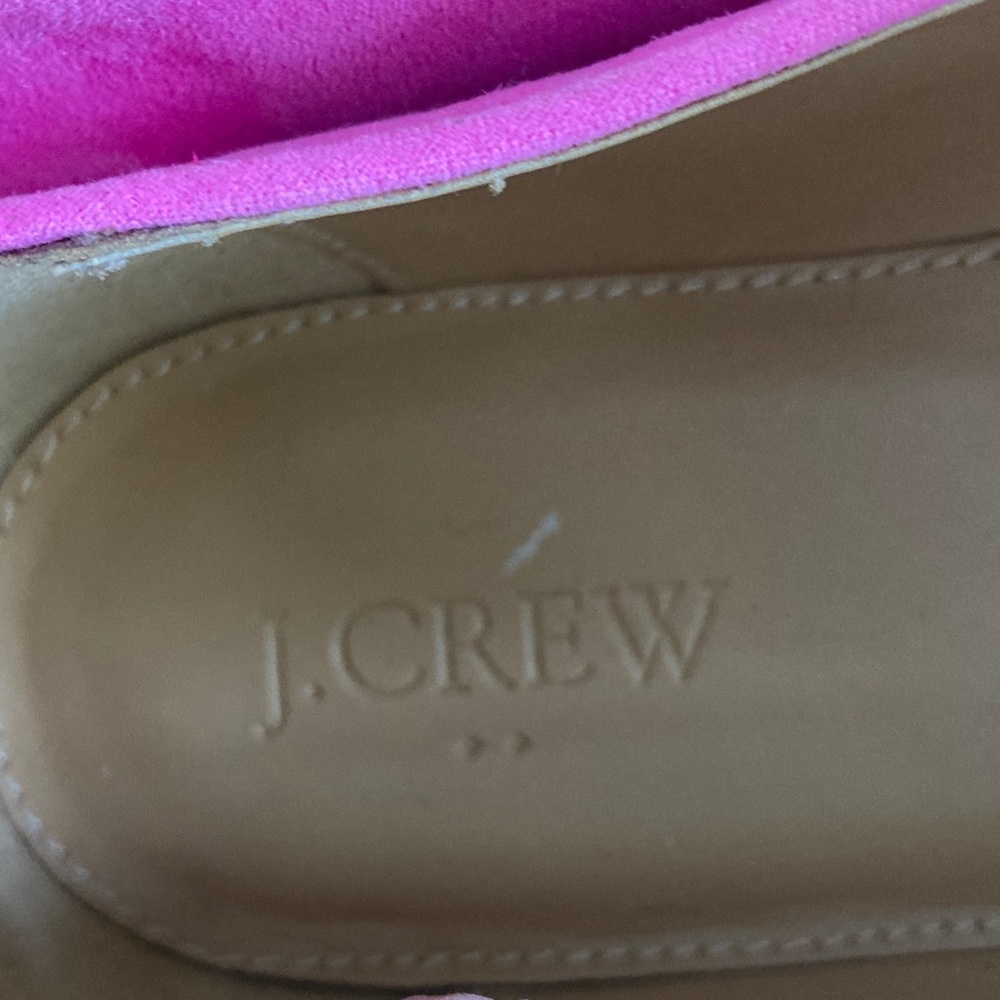J. Crew Vibrant Pink Tassel Loafers - Picture 2 of 7